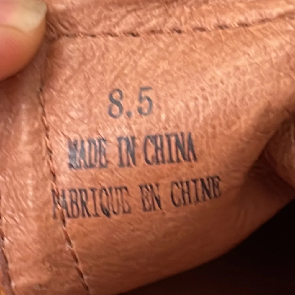 Jeffrey Campbell suede chunky heel boots or booties ankle boots caramel color - Picture 7 of 13